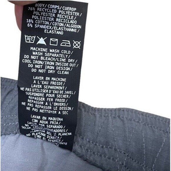 IPD Men’s Board Shorts Surf Trunks Tropics Slate Gray Unlined Nice Large 7” NEW - Picture 7 of 10